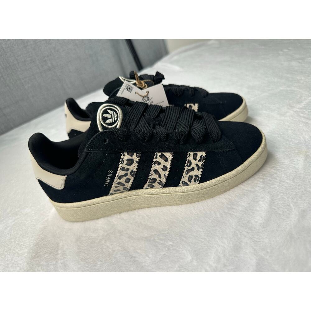 NWT Adidas Campus 00s Low Black Leopard Women's Size 8